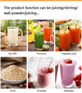 Çok fonksiyonlu 3-in-1 3L elektrikli Blender 6 bıçakları duvar kırma makinesi için buz ezilmiş suyu süt yiyecek mikseri ev için - Product Image 4