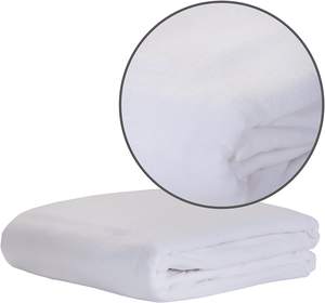 3 टुकड़े मालिश टेबल शीट माइक्रोफाइबर-में फिट शीट, फ्लैट शीट और फेस रेस्ट कवर-व्हाइट - Product Image 3