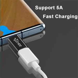 <strong>USB</strong> <strong>3.1</strong> <strong>Type</strong> <strong>C</strong> <strong>Adapter</strong> Elbow Converter <strong>USB</strong> <strong>C</strong> Charge Data Sync Extension <strong>Adapter</strong> for PC Laptop Tablet - Product Image 5