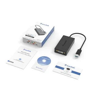 Wavlink USB3.0 to DVI <strong>VGA</strong> Display Adapter 1080P Multiple Monitor Video Adapter Video Card for Multi-screen Mirror Display - Product Image 6