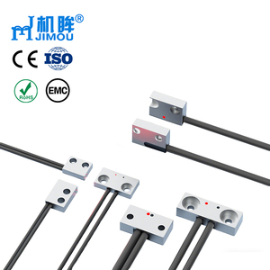 JIMOU Non-Flush Mounting Diffuse Fiber Optic Optical <strong>Sensor</strong> 20MM/50MM Detection <strong>Distance</strong> NPN/PNP Output Aluminum Alloy In Stock - Product Image 1