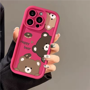 เคสโทรศัพท์มือถือลายหมีสีน้ำตาลเคสปกป้องเลนส์ฝาครอบ TPU สำหรับ tecno POP 10C POP 9 Spark Go 1 Go 2025 30C 30 Pro - Product Image 4