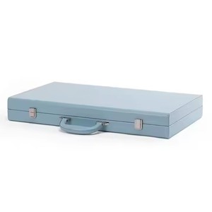 Nhà Máy Tùy Chỉnh Handmade Da Cá Sấu PU Da Xách Tay Sang Trọng <span class=keywords><strong>Backgammon</strong></span> Trò Chơi Thiết Lập - Product Image 6