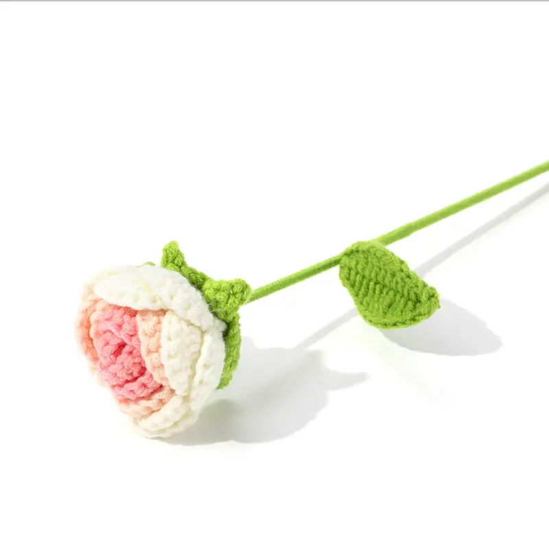 Sıcak satış ayçiçeği el dokuması güzel simülasyon çiçek yapay çiçekler anne için