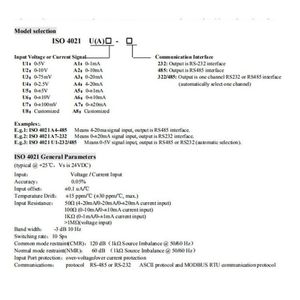 Aislador de señal RS485 de alta calidad, módulo de entrada analógica PLC, convertidor RS485 de 4-20ma para programación de PLC de señal Industrial