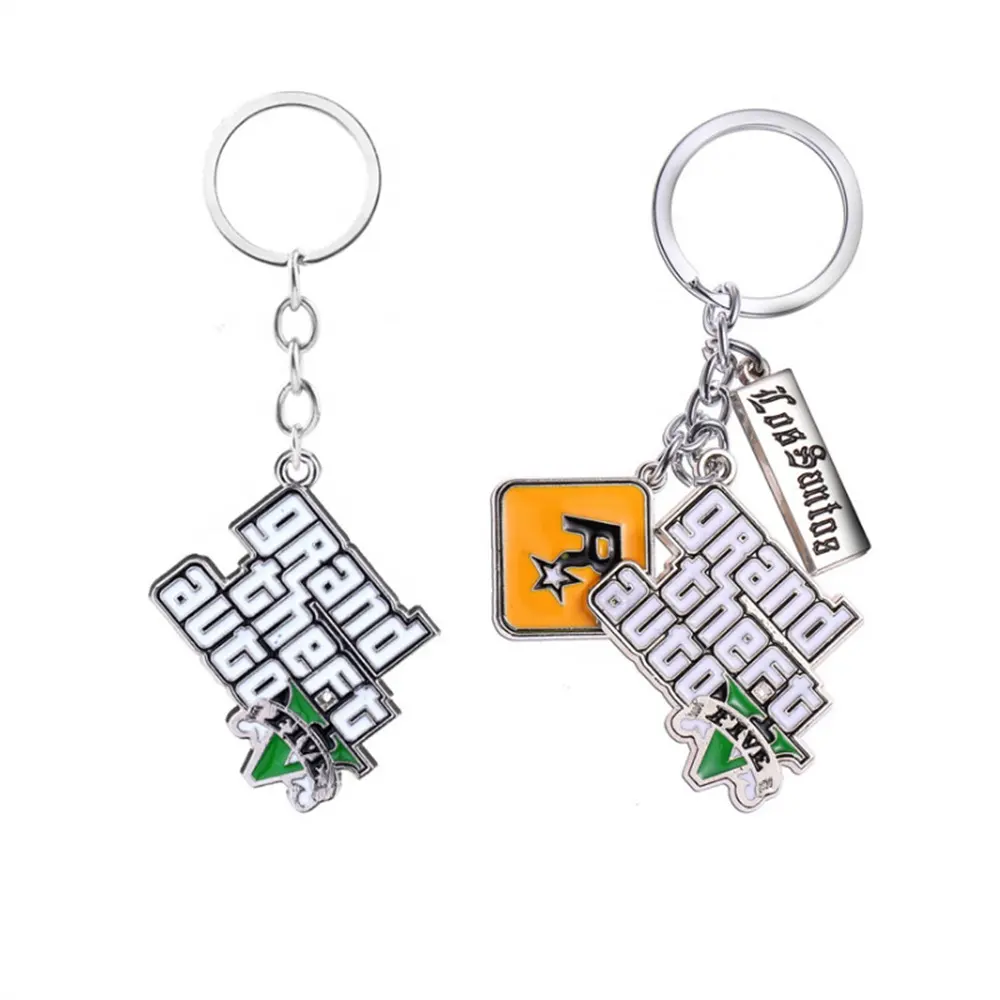 Брелок для ключей с различными подвесками для PS4 Xbox PC брелок для ключей для игры GTA V Grand Theft Auto 5 брелок для ключей для фанатов брелок для ключей llaveros