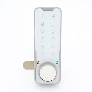 High Security Numeric Keypad Lock with Master <strong>Key</strong> Combination Polished Finish for Office Cabinets Gym Lockers - Product Image 1