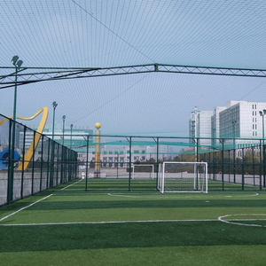 Polyester Nylon Football Barrier Sports <strong>Netting</strong> with Custom Cutting Processing Service