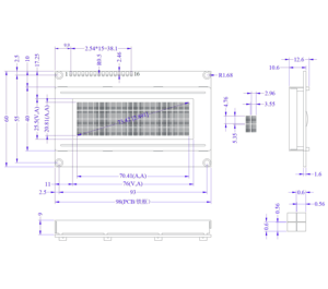 จอ LCD สีฟ้า<span class=keywords><strong>20x4</strong></span>โมดูลจอ LCD แบ็คไลท์5V 2004ตัวอักษรแบบขนาน/I2C 8บิตขายตรงโรงงาน - Product Image 3