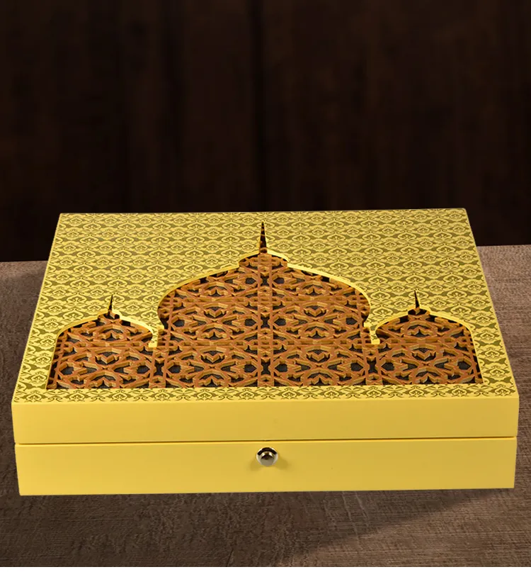 Caja de regalo con logotipo personalizado de madera del fabricante Caja de embalaje de perfume de madera personalizada hecha a mano