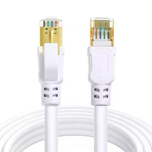 <strong>Excellent</strong> PVC Jacket Cat5/Cat8 Shielded UTP/SFTP/FTP Flat Ethernet RJ45 <strong>LAN</strong> Jumper Cable 1-20m Network Communication Cables