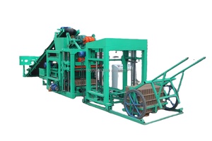 QT4-25自动振动水泥混凝土空心砌块成型机制造商8 6 4英寸块 - Product Image 2