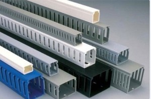 <strong>Free</strong> Samples Provided, Heat Resistance and Good Insulation, Grey Color PVC Cable <strong>Trunking</strong>/channel, Slotted Wiring Ducts - Product Image 6