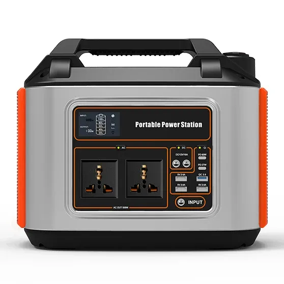 Stockage d'énergie de secours de centrale électrique portable 500w avec panneau solaire