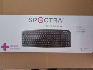 Teclado con cable USB de 104 teclas, interfaz de alta calidad, para negocios, oficina, hogar, multimedia, OEM, de fábrica, España