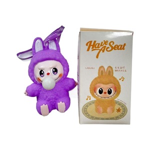 Yeni Labubu tükürmek kabarcıklar dekompresyon oyuncak kabarcık üfleme Pop Mart bebek stres rahatlatıcı yoğurun müzik gelgit oyun bebek kör kutu - Product Image 5