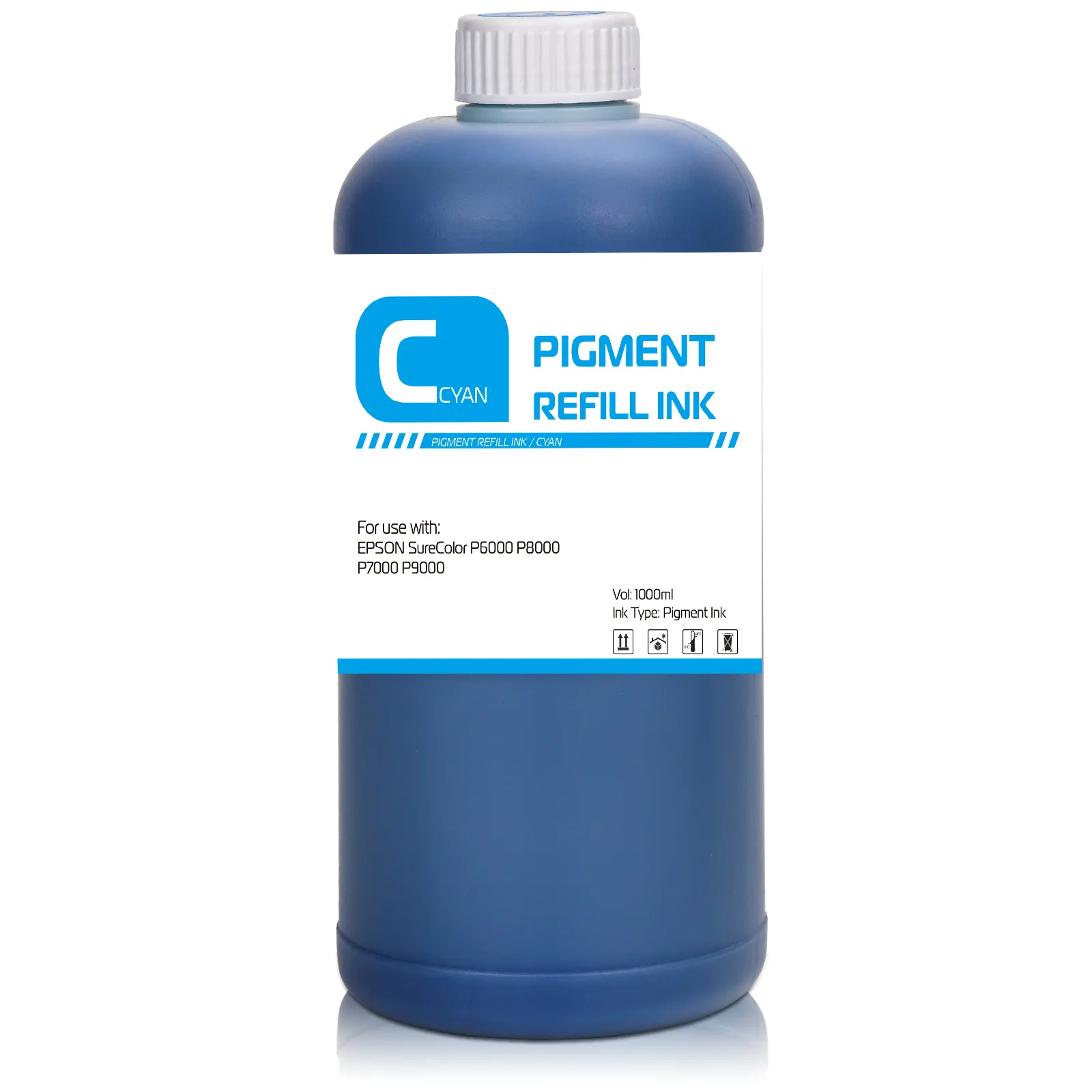 1000ML/bottle garrafa de Recarga de tinta Pigmentada para impressora Epson P6000 P7000 P8000 P9000