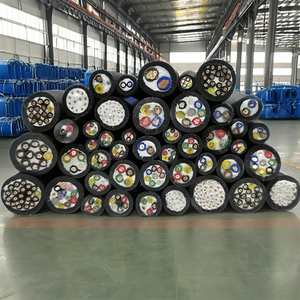 2 3 4 5 6 7 8 9 10 çekirdek çıplak bakır PVC yalıtımlı kontrol hattı sinyal tel 24AWG RVVP koruyuculu kablo - Product Image 1