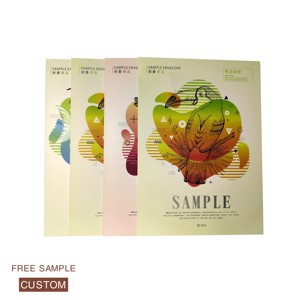 Custom Printed File A5 Soft-touch Matt Lamination <strong>With</strong> Spot UV Pockets Presentation Paper <strong>Folder</strong> <strong>Printing</strong> - Product Image 3