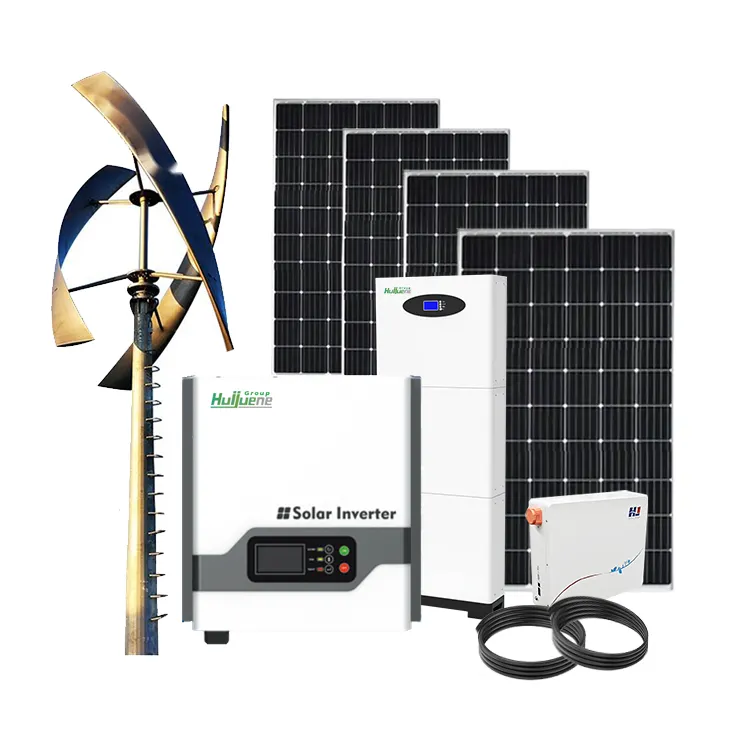 Solarenergiesystem Solarhybridsystem 3 kW 5 kW 10 kW 100 kW Hybrid-Solarenergiesystem für Haus Bettery Speicher für Bauernhof