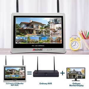 Wifi NVR Monitor 8CH 12.5 INCH Large LCD Screen On-vif 4k HD Smart Wifi NVR Recorder 2.5CH HDD Support P2P - Product Image 3