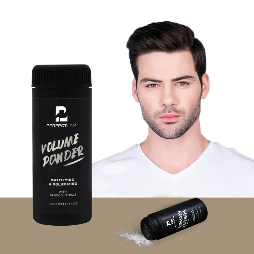 Etiqueta privada Barber Fluffy Hair Volumising Texturizing Powder Wax Los mejores productos para peinar el cabello Volume Hair Texture Powder para hombres