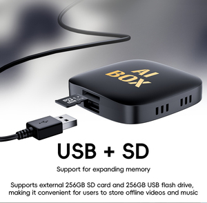 Nuevo Carplay AI TV <span class=keywords><strong>Box</strong></span> Plus <span class=keywords><strong>Android</strong></span> 13 para Auto, Caja Inteligente Carplay con YouTube Dongle 4GB 64GB - Product Image 4