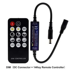 Bestseller Mini RGB RGBW COB Streifen LED Dimmer Controller RF 21 Tasten Fernbedienung LED Controller für Neon Strip LED Lichter - Product Image 6