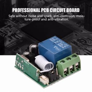 DC 12V 1 CH Channel RF Transmitter &amp; 433MHz <strong>Wireless</strong> Remote <strong>Control</strong> Universal <strong>Relay</strong> Switch Receiver with Learning Code - Product Image 6