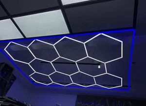 Потолочное освещение в гараже 6000-6500K светодиодное потолочное освещение AC 110V-220V подвесная люстра потолочное освещение для парикмахерской - Product Image 4