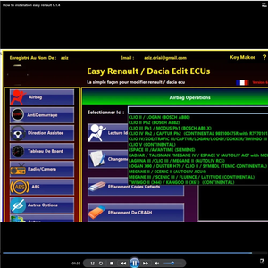Facile Renault 6.1.4 Software per il programmatore Renault ECU Clear Crash Card chiavi UCH Cleaner chiavi - Product Image 3
