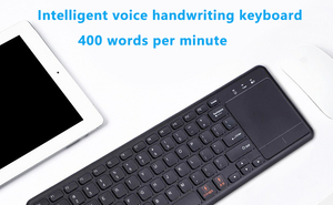 Intelligente Sprachtastatur sprachgesteuerte Typografie Übersetzung Computer kabellose Tastatur mit Handschrifttafel Maus