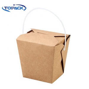 กล่องบะหมี่กึ่งสำเร็จรูปกระดาษพับได้มีหูหิ้วสำหรับใส่อาหาร - Product Image 4