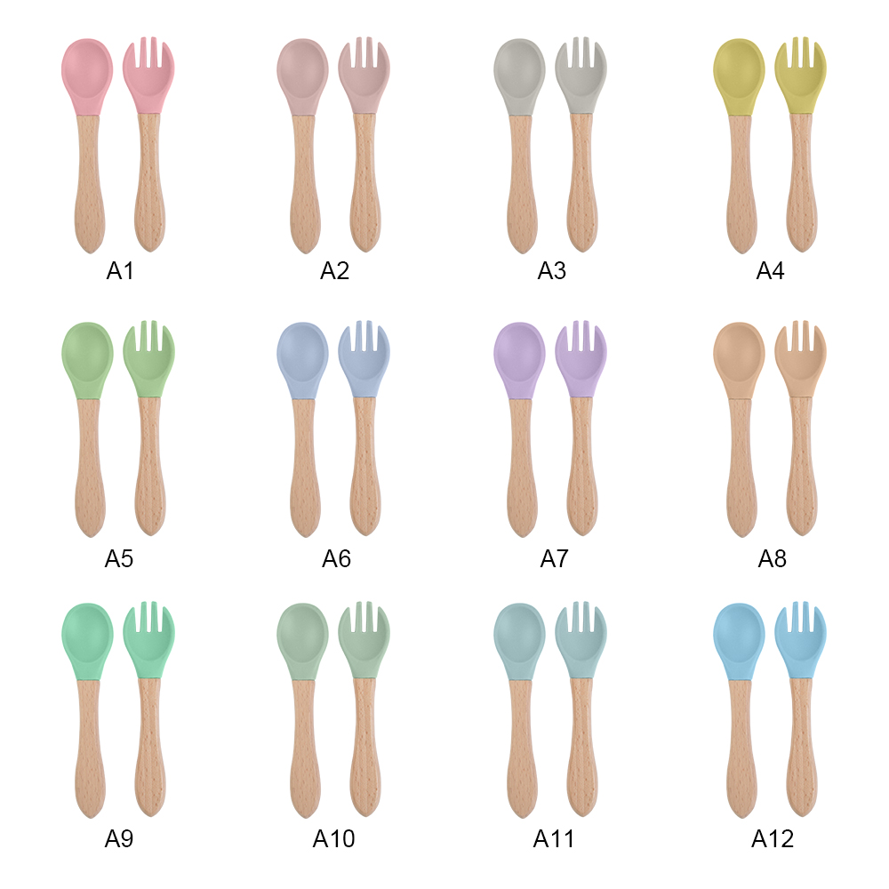 Fourchette à manche en bois