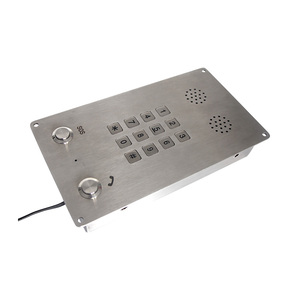 Interfono senza fili a mano con la tastiera completa due pulsanti per il telefono di emergenza di ascensori - Product Image 4