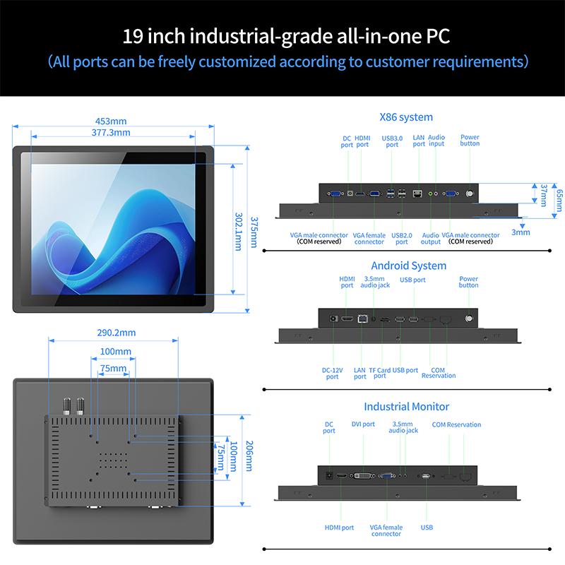 19 " B190-XQRL-RT-B win10 4G+128G