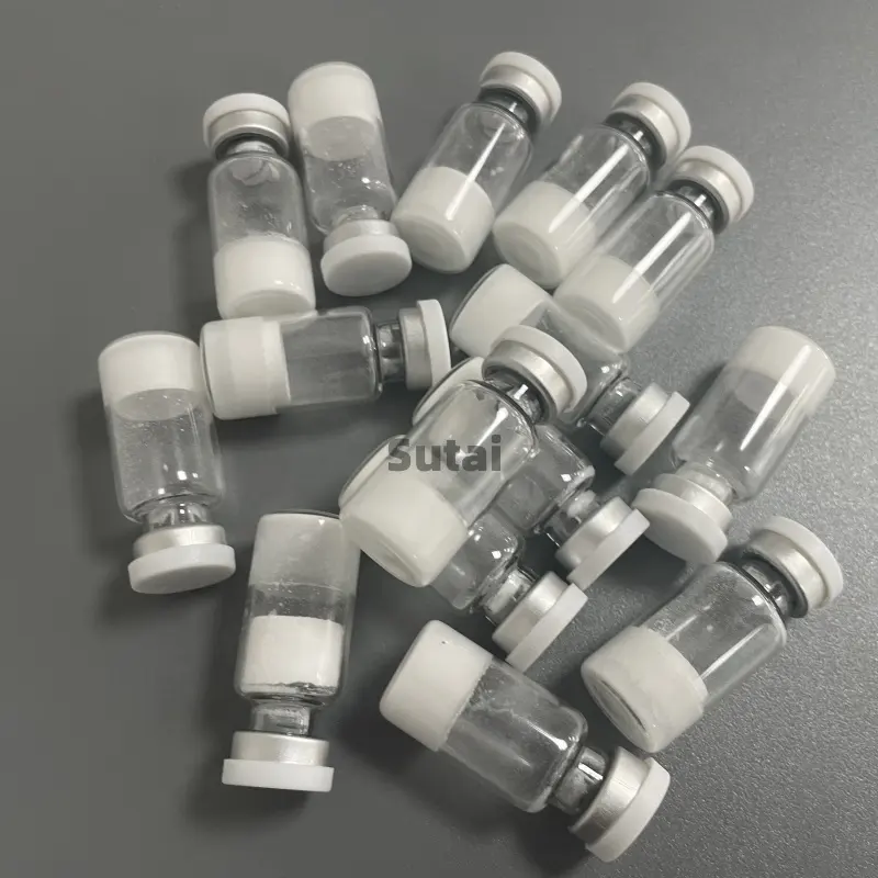 Peptide penurun berat badan 5mg 10mg 15mg 30mg botol kecil pelangsing peptida bubuk dalam stok aman dan pengiriman cepat