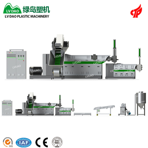废旧塑料薄膜回收机HDPE LDPE塑料回收机塑料颗粒制造机 - Product Image 1