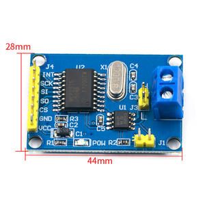 MCP2515 CAN-Bus-Modul mit TJA1050-Empfänger-SPI-Protokoll-Unterstützung 51 MCU-Programm beispiele