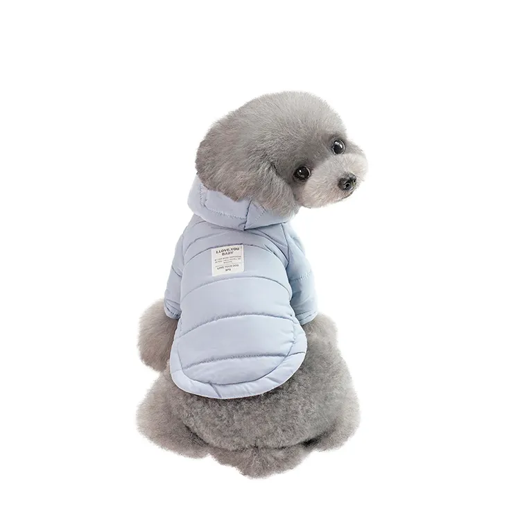 Manteau d'hiver Simple et élégant pour animaux, veste personnalisée, mode pour chien