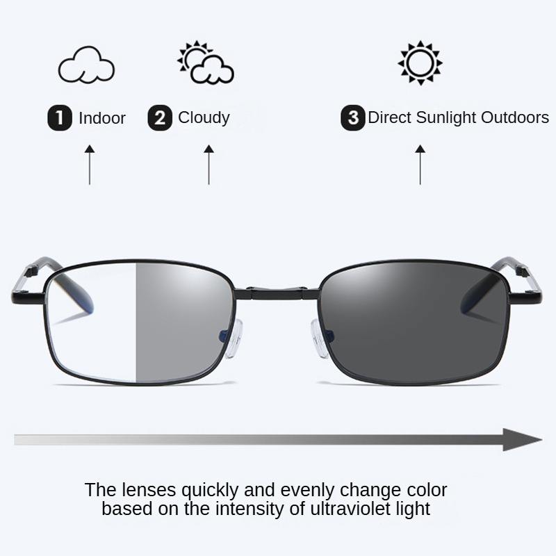 Lunettes photochromiques bifocales