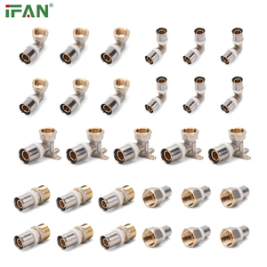 Ifan bs 15875 מחיר המפעל אביזרי נחושת מרובים צבע מרובים pn25 כל סוג 16-32 מ "מ pex העיתונות pex