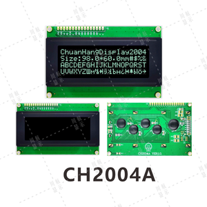 2004 Monochromes STN-Zeichen-LCD-Anzeige modul 20x4 Standard-I2C-Schnittstelle Kleine Größe für kompakte Designs