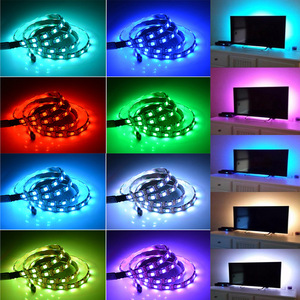 COB LED ışıklar şerit S5M RGB 5050 SMD LED şerit 300 LEDS 60leds/metre su geçirmez + 40 anahtar IR uzaktan kumanda - Product Image 4