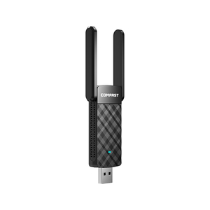 デスクトップPC用ワイヤレスUSBWiFiアダプターAC1300USBWiFiデュアルバンドネットワークアダプター (2 * 5Dbiアンテナ付き) Windows用WiFiドングル - Product Image 3