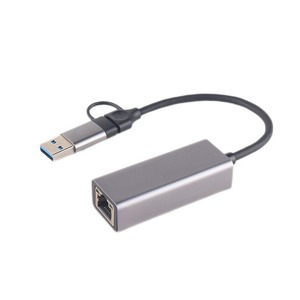 适用于Macbook Pro Air Ipad Pro的2合1千兆以太网Usb C型至Rj45 1000mbps局域网适配器 - Product Image 4