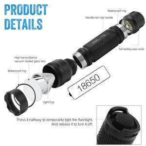 Chất Lượng cao 5 Chế Độ Làm Việc 1000 lumen đèn pin quân sự T6 Ngọn Đuốc để Săn Bắn - Product Image 4