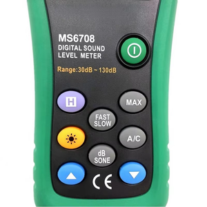 MASTECH ms6708 LCD âm thanh kỹ thuật số Decibel âm thanh mức độ tiếng ồn mét dB Meter đo logger Tester 30 db đến 130 dB - Product Image 5