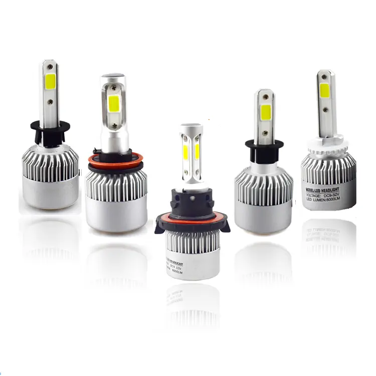 Yalifu-bombilla led blanca s2, chip cob, piezas de coche, lámpara de cabeza, bombillas de h1, h3, h4, h7, h11, gran oferta de fábrica