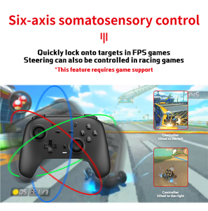 Vibration <strong>Function</strong> Switch Game <strong>Controller</strong> for Android IOS PC &amp; Switch Wired &amp; BT Connection 12-Month Warranty Compatible Mobile - Product Image 5